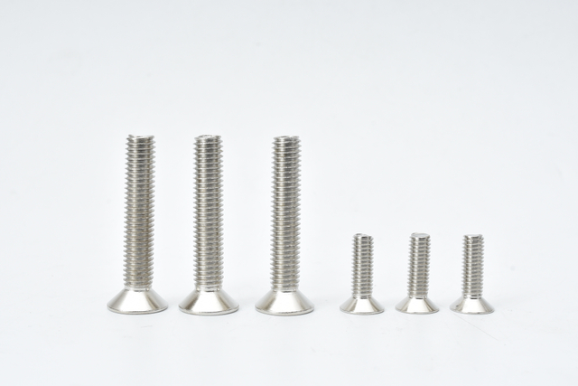 countersunk hex screws DIN7991-1986 Alloy Steel 12.9 10.9 HRC39-44 HRC32-39